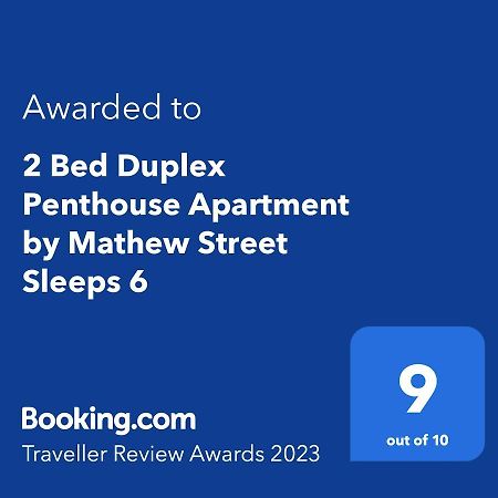 2 Bed Duplex Penthouse Apartment By Mathew Street Sleeps 6 Liverpool Exterior photo